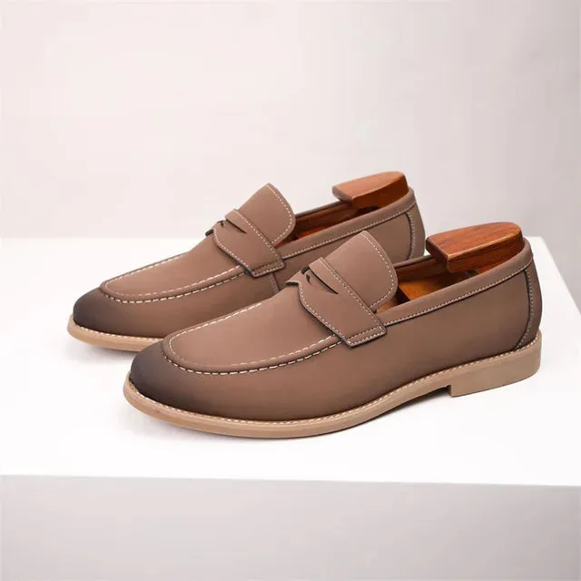 Casual Suede Cow Leather Loafers