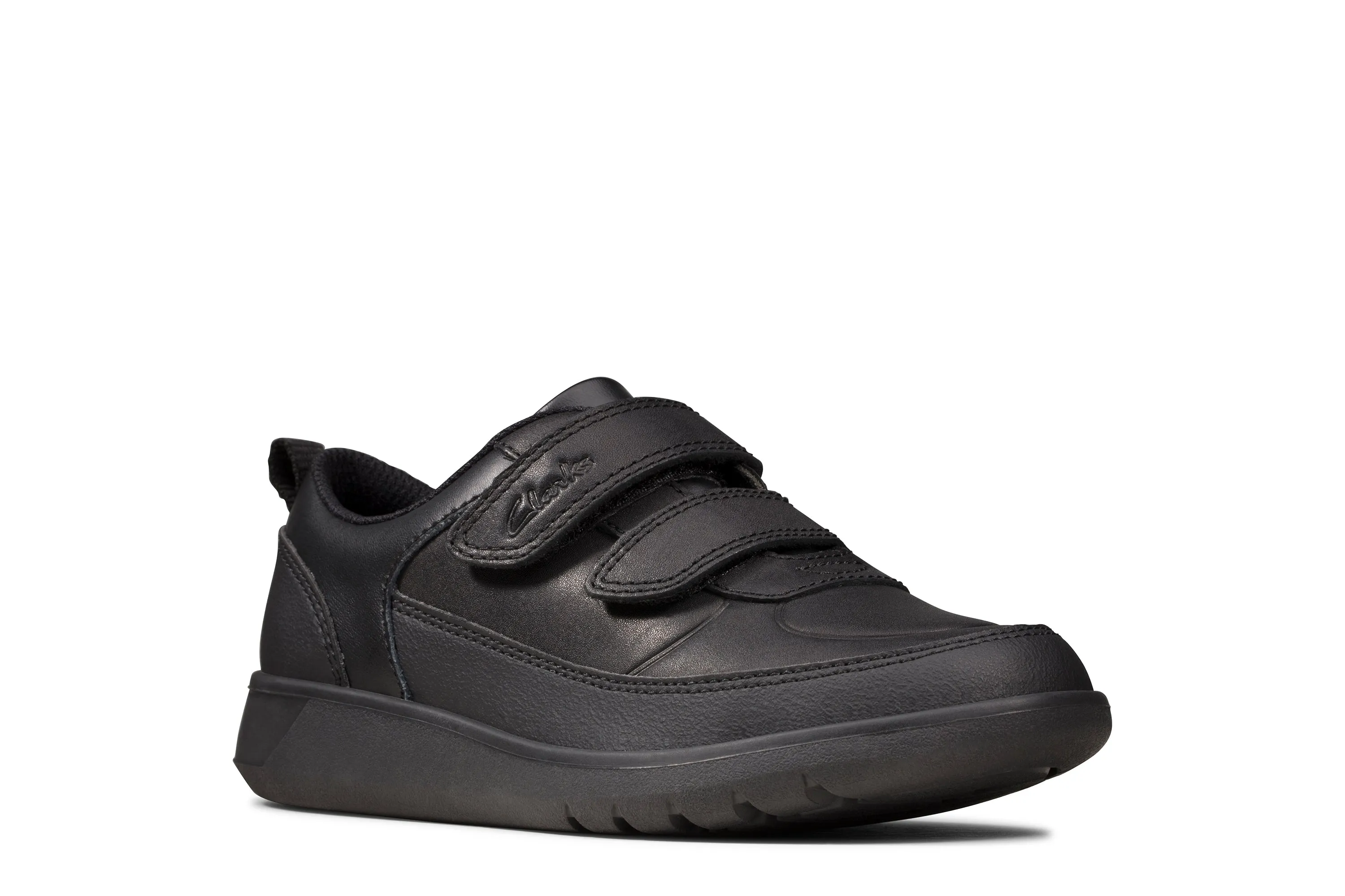 Clarks Scape Flare K Black Leather