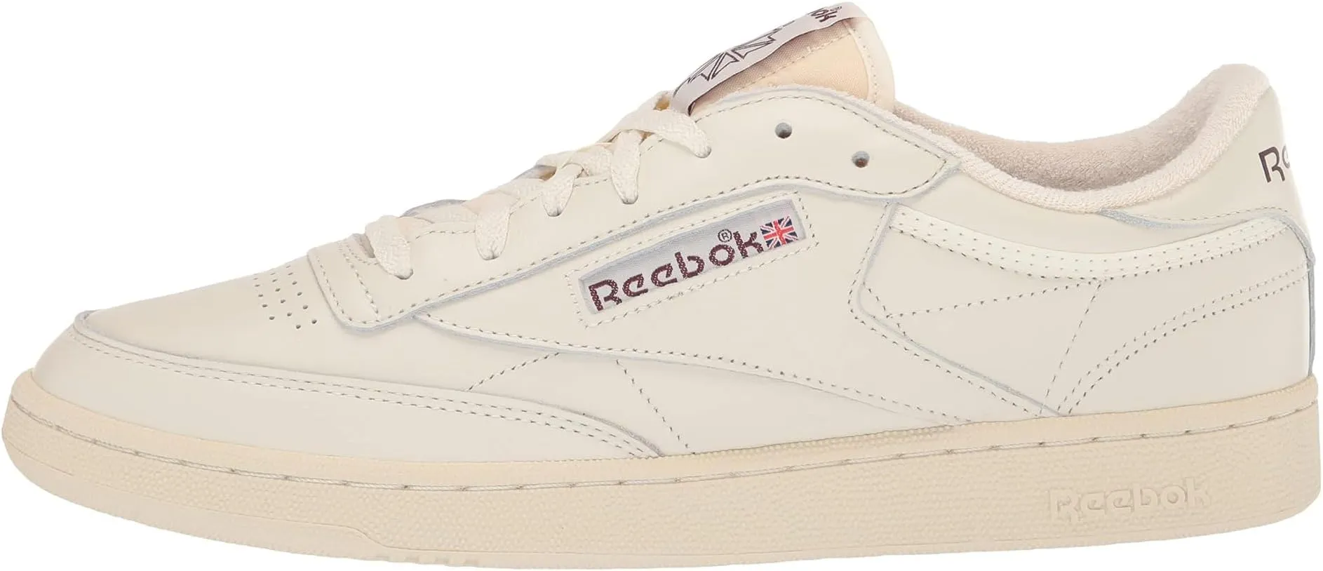 Club C 85 Reebok Sneakers, Chalk/Alabaster/Maroon