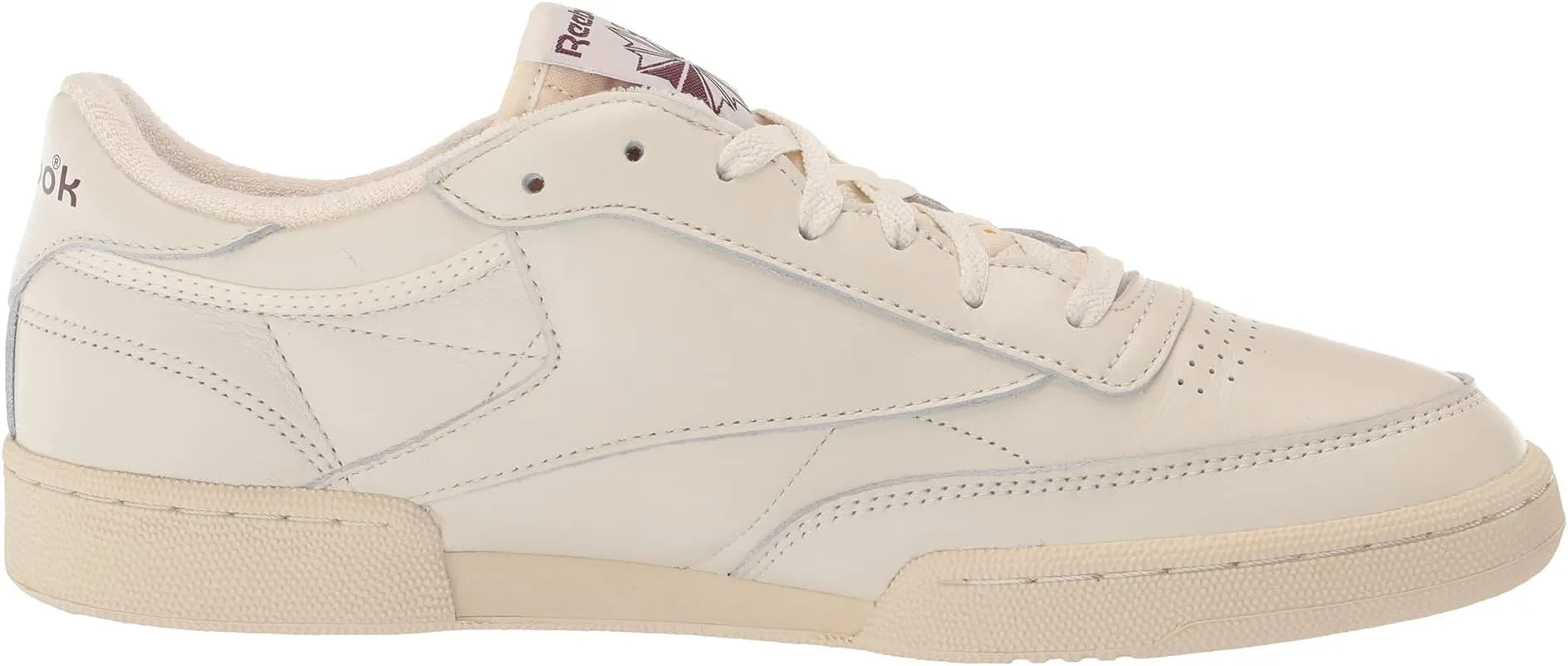 Club C 85 Reebok Sneakers, Chalk/Alabaster/Maroon