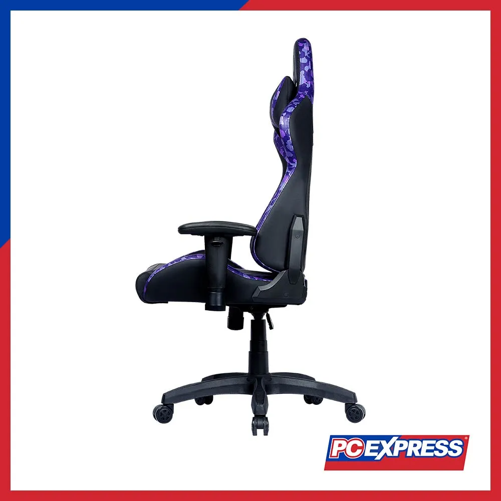 Cooler Master Caliber R1S Camo Gaming Chair (CMI-GCR1S-PRC - Imperial Purple)