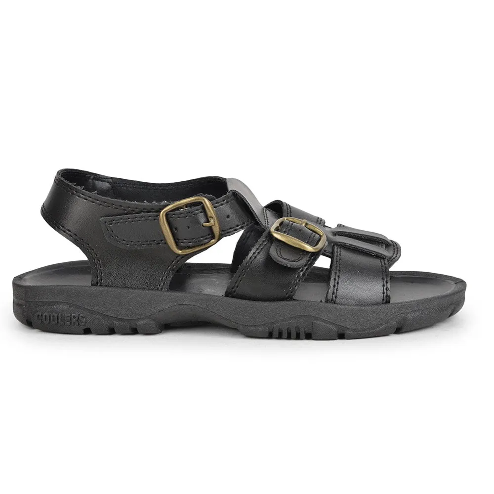 Coolers Casual (Black) Sandals For Men PHILIP-01 By Liberty