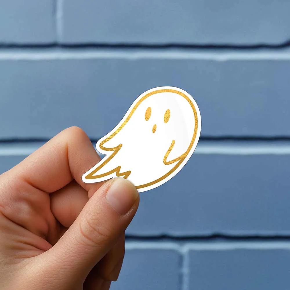 Dalix Gold Ghost Sticker