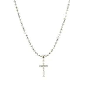 DIAMOND CROSS CHARM