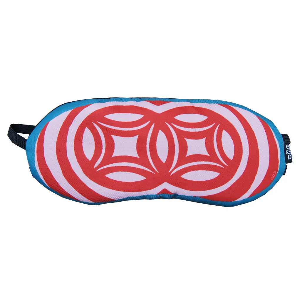 'Double Coins' eyemask