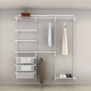 Elfa Classic Wardrobe Storage Solution W: 180 White