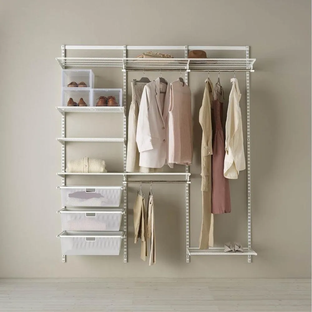 Elfa Classic Wardrobe Storage Solution W: 180 White