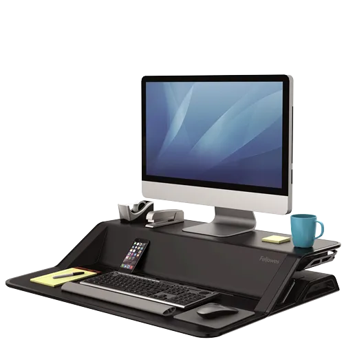 Fellowes Lotus Sit-Stand Workstation - Black