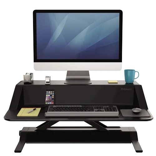 Fellowes Lotus Sit-Stand Workstation - Black