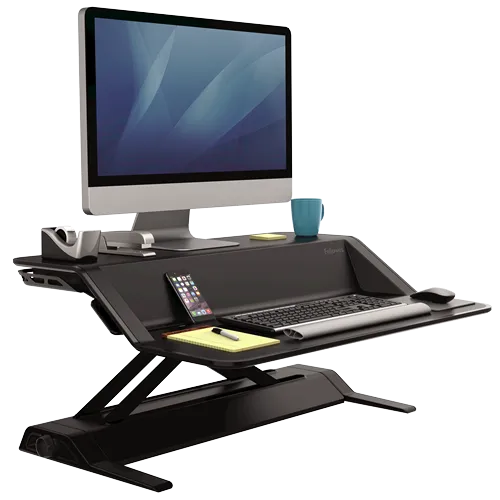 Fellowes Lotus Sit-Stand Workstation - Black