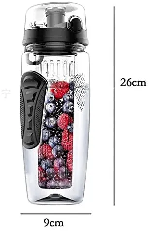 Fruit Infusing Infuser Water Bottle: Live Healthier ( 25% off Personal Training sessions with this Order )