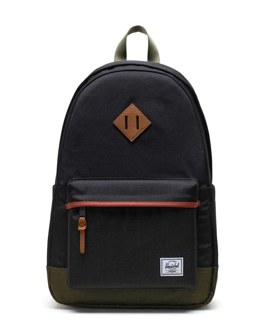 Herschel Heritage Backpack - Black / Ivy