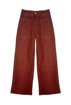 High Rise Sailor Jeans - Walnut