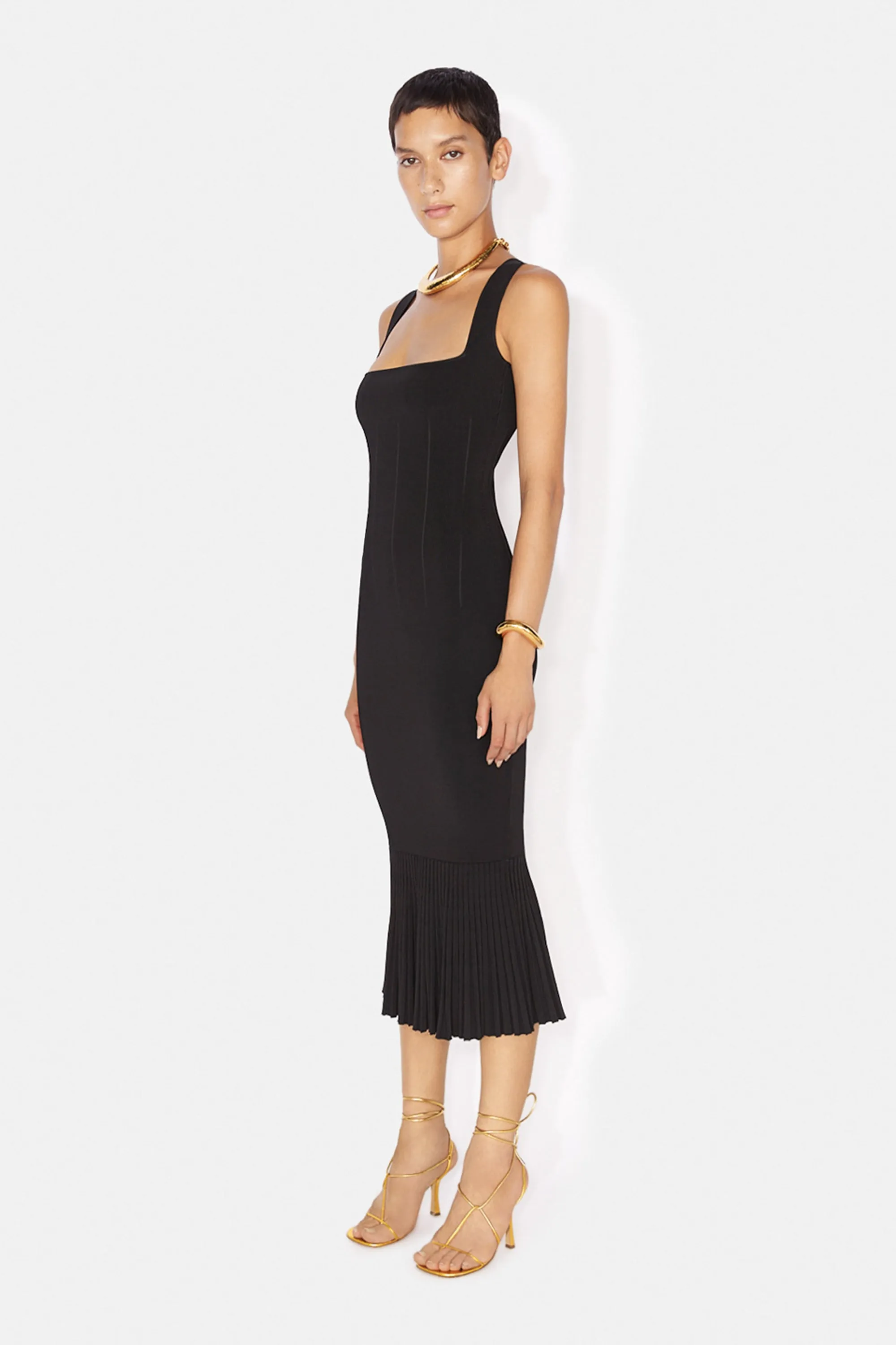 High Shine Atalanta Dress - Black