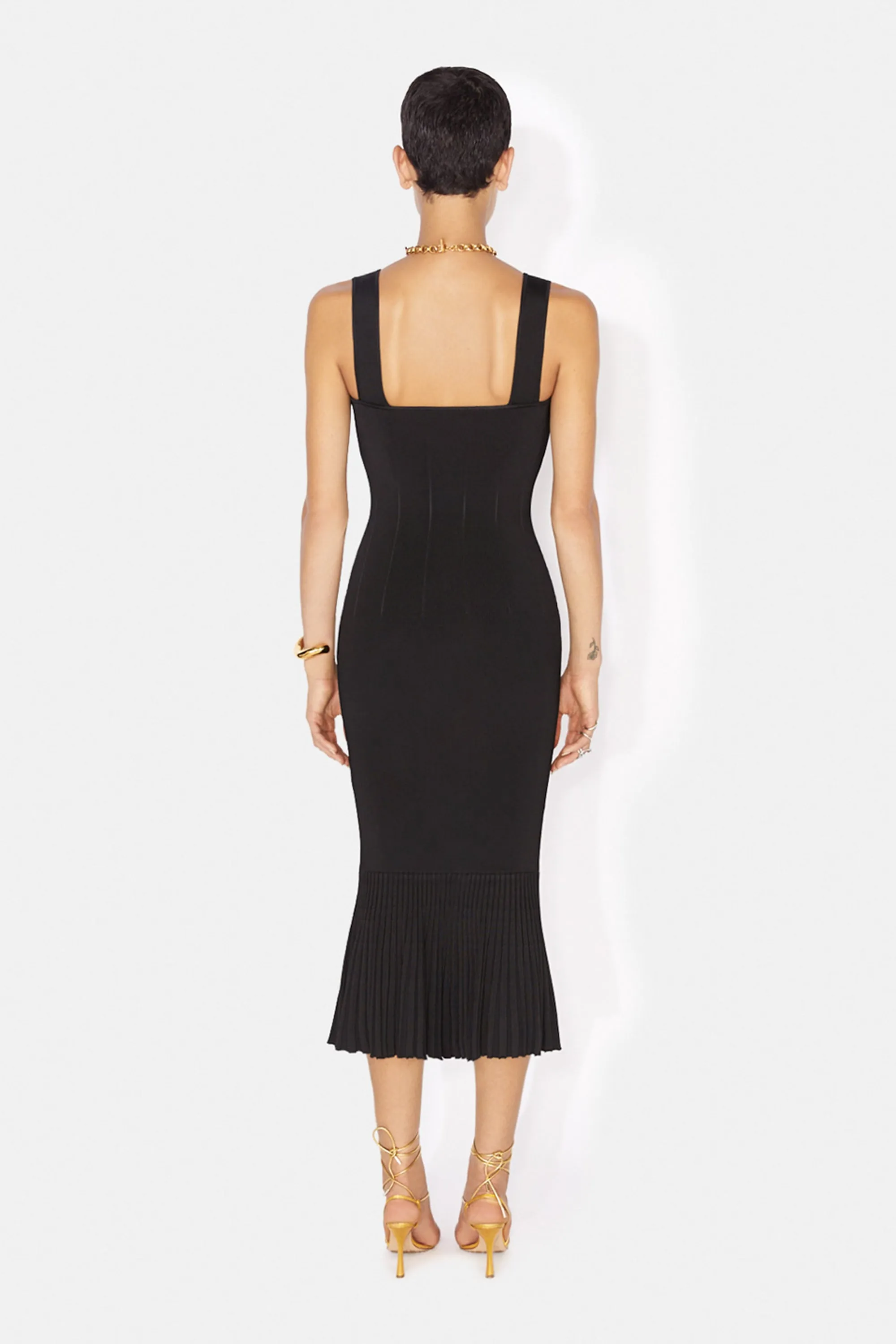 High Shine Atalanta Dress - Black