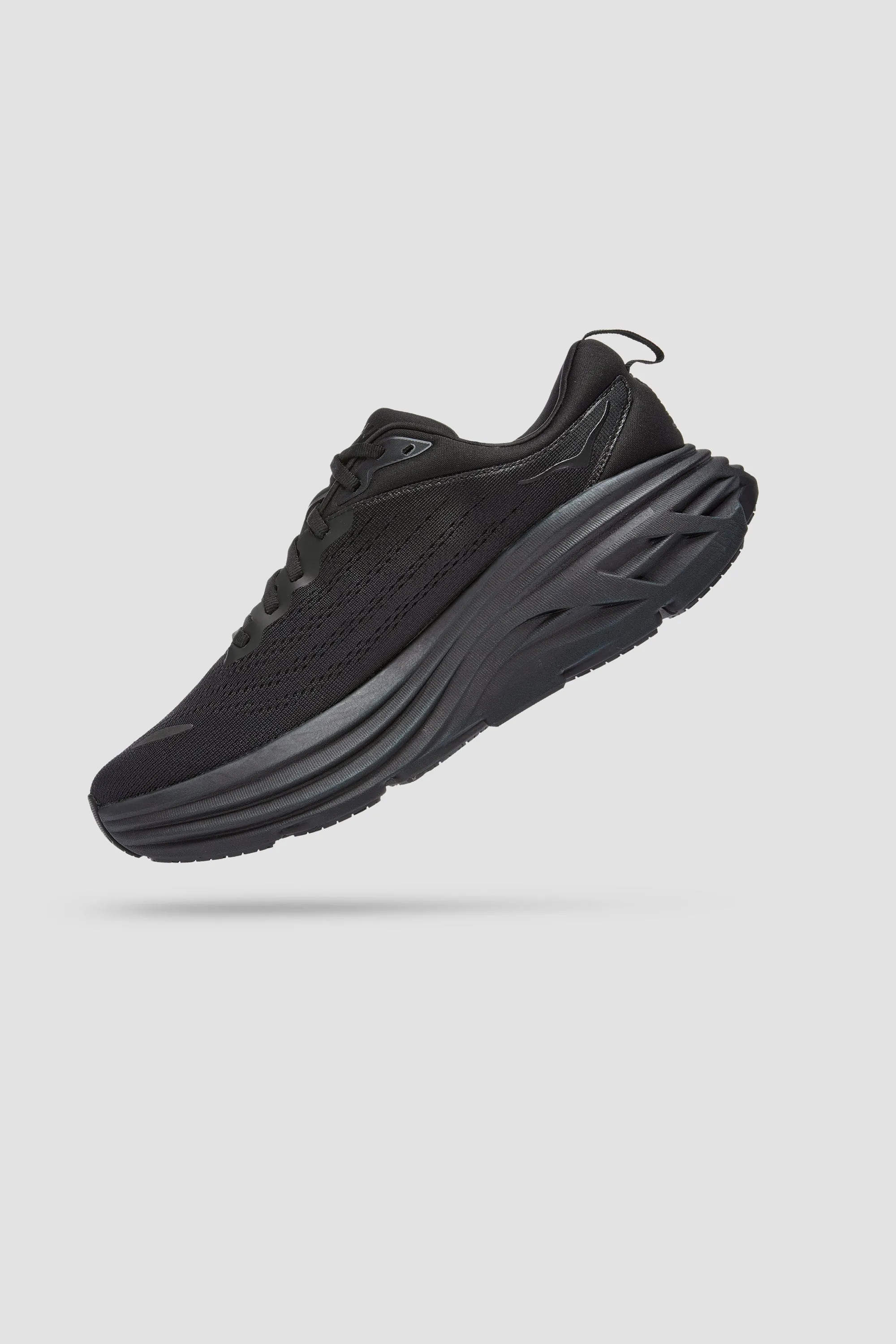 Hoka Men's Bondi 8 in Black/Black