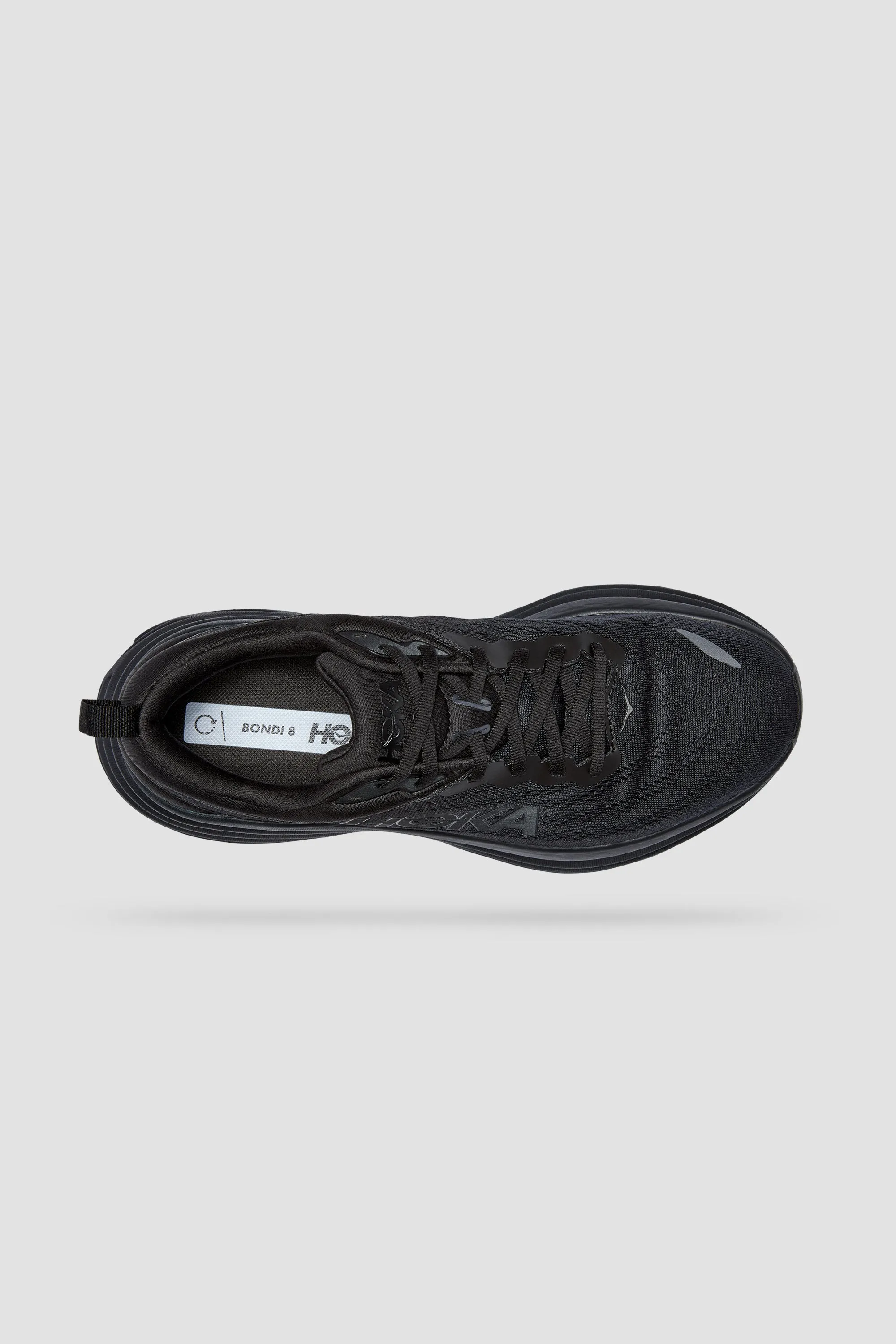 Hoka Women's Bondi 8 in Black/Black