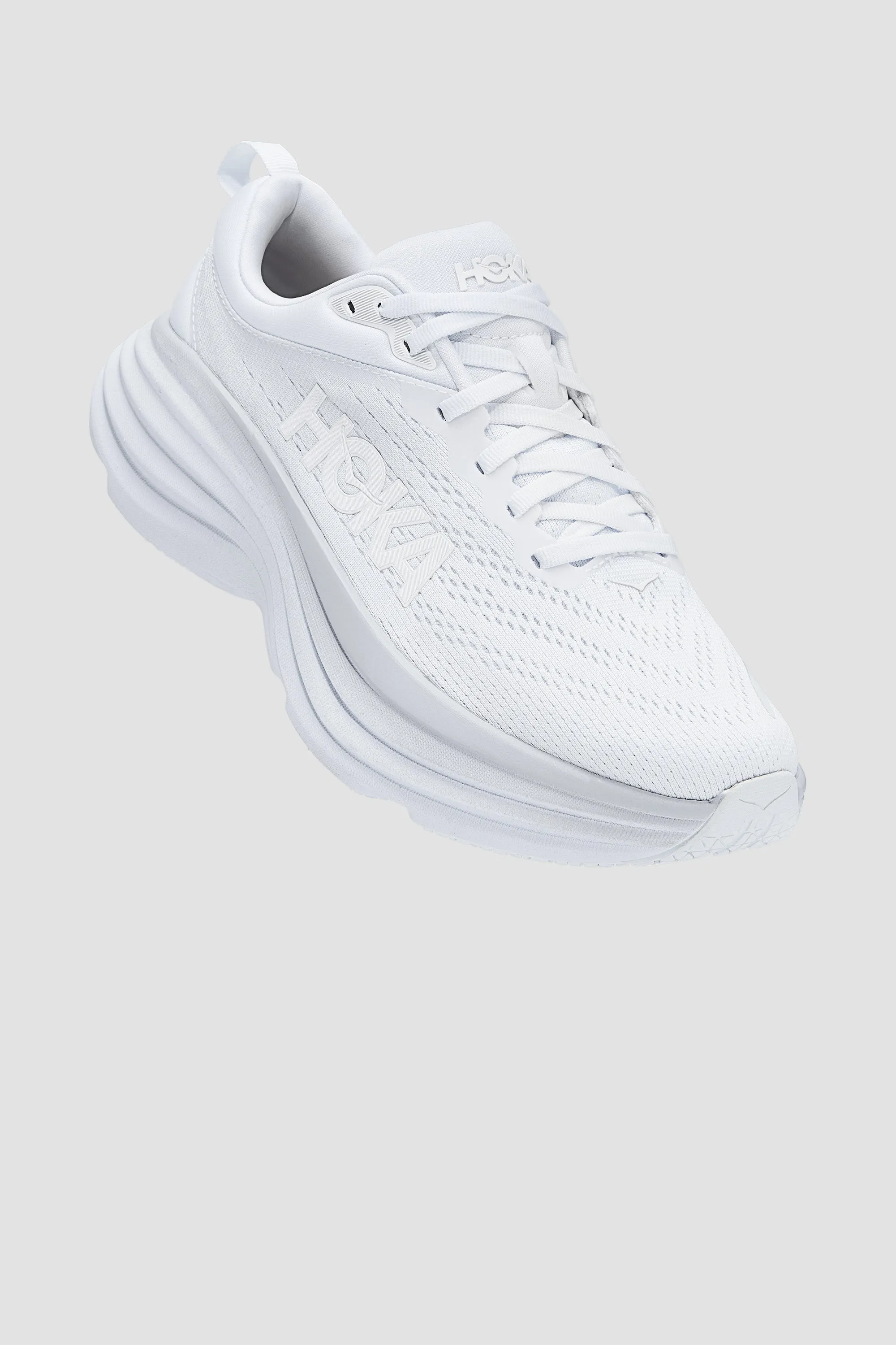 Hoka Women's Bondi 8 in White/White