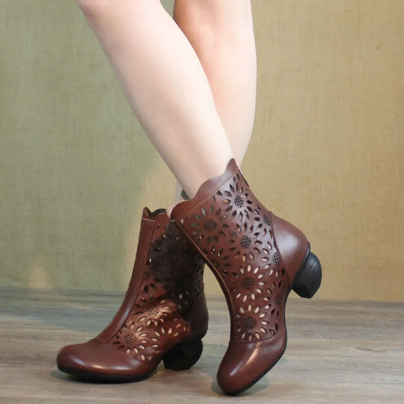 Hollow Handmade Vintage Boots