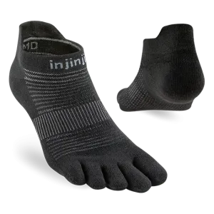 Injinji RUN Lightweight No Show - Black