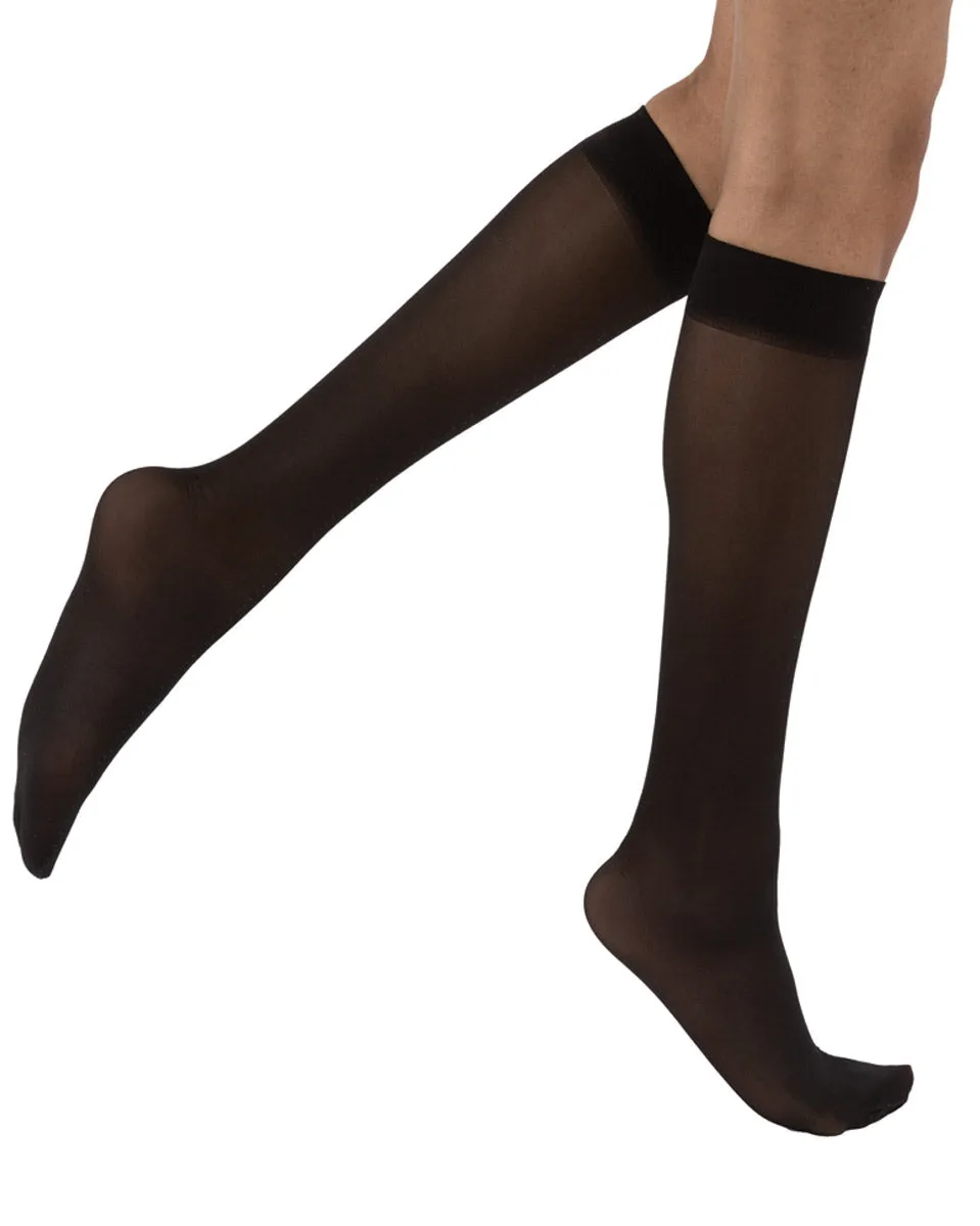 Juzo Attractive Sheer 2102 Closed Toe Knee Highs 30-40 mmHg