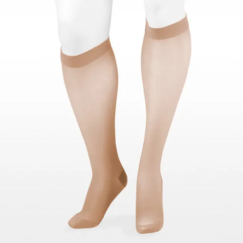 Juzo Naturally Sheer Knee High 15-20 mmHg Full Foot Stockings