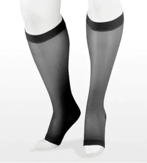 Juzo Naturally Sheer Knee High, 15-20 mmHg, Open Toe (2100AD)