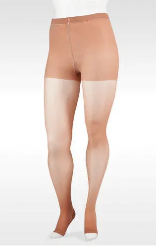 Juzo Naturally Sheer Pantyhose, 15-20 mmHg, Open Toe (2100AT)