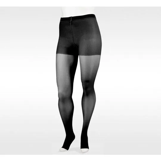 Juzo Naturally Sheer Pantyhose 20-30 mmhg, Open Toe