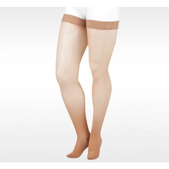 Juzo Naturally Sheer Thigh High 15-20 mmhg w/ Silicone Band