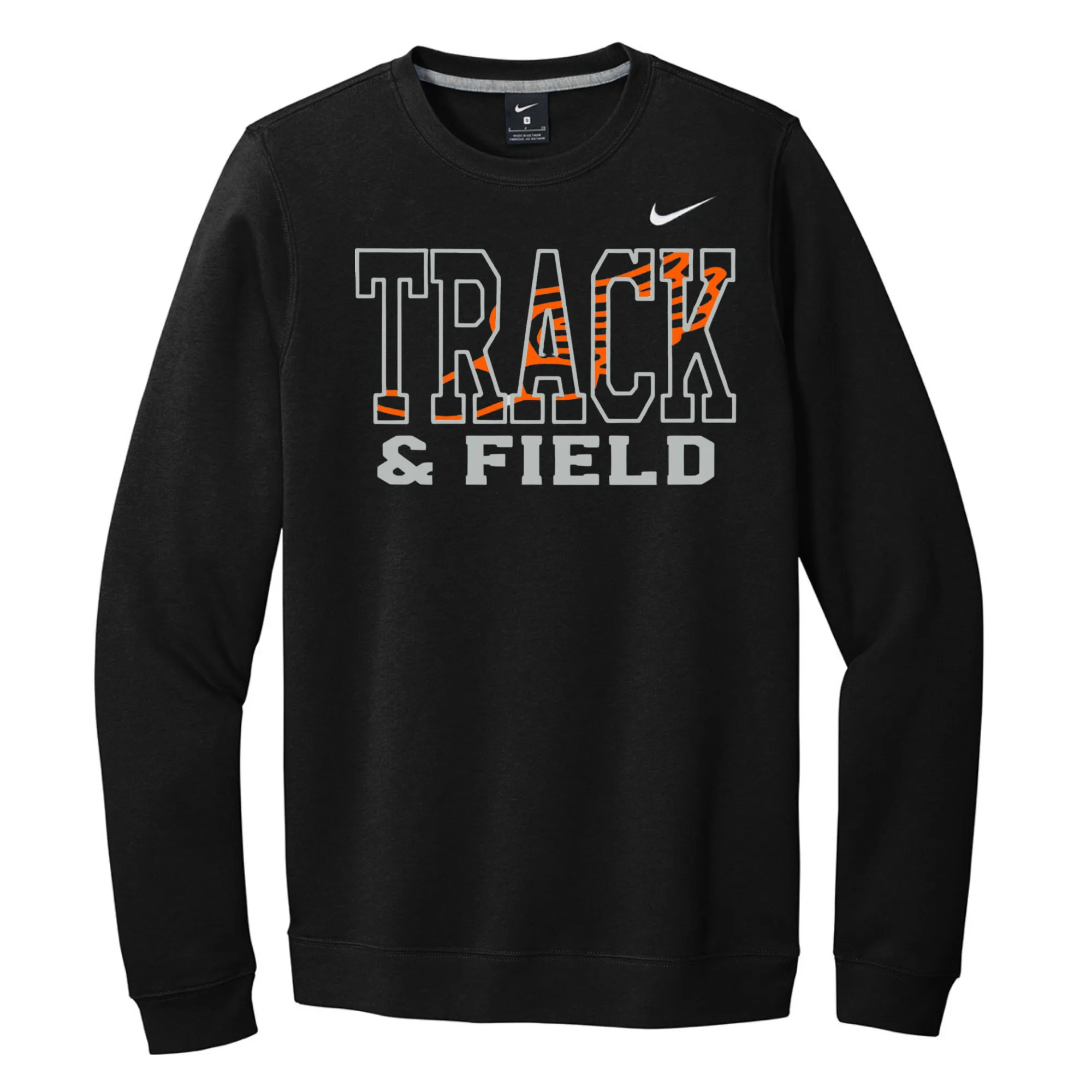 Killdeer Cowboys NIKE Track & Field Embroidered Sweatshirt