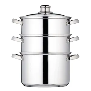 Kitchen Craft 3 Tier Steamer 20cm Stainless Steel