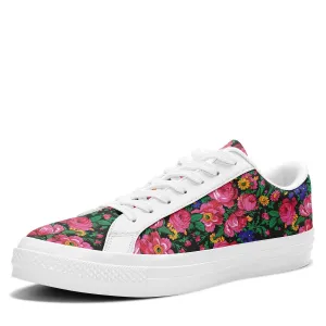 Kokum's Revenge - Black Aapisi Low Top Canvas Shoes White Sole