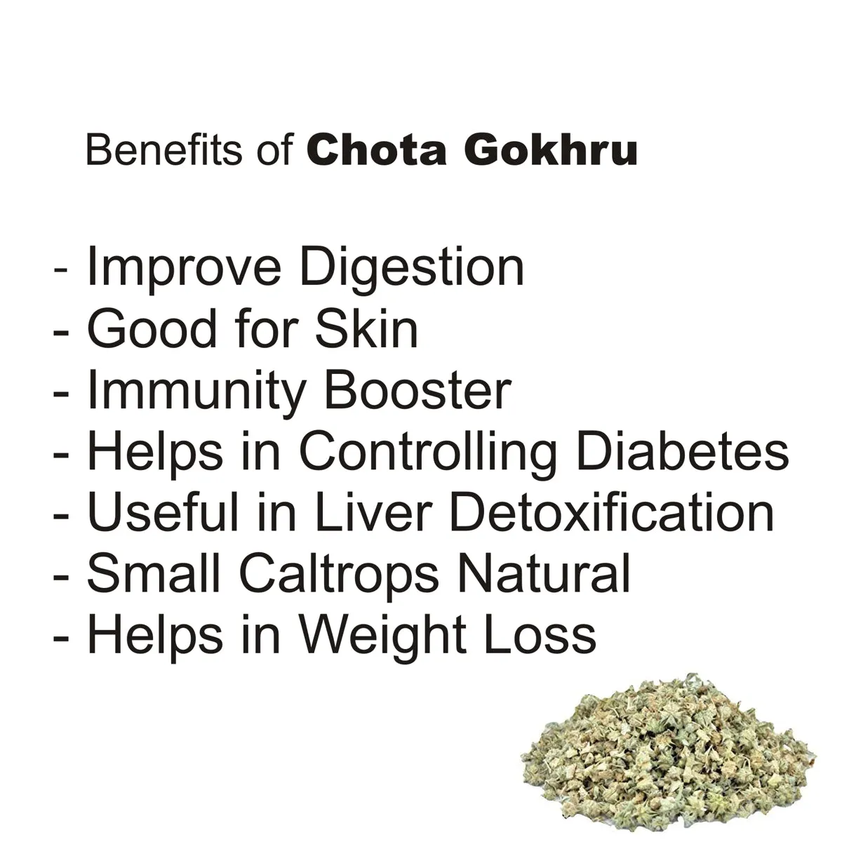 Kunjika Jadibooti Gokhru Chota -Tribulus Terrestris Seeds- Small Caltrops Natural - 100 gm