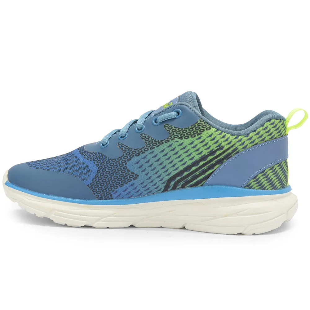 Leap7x By Liberty Kids KIMSER-EL Blue Sports Lacing Shoes