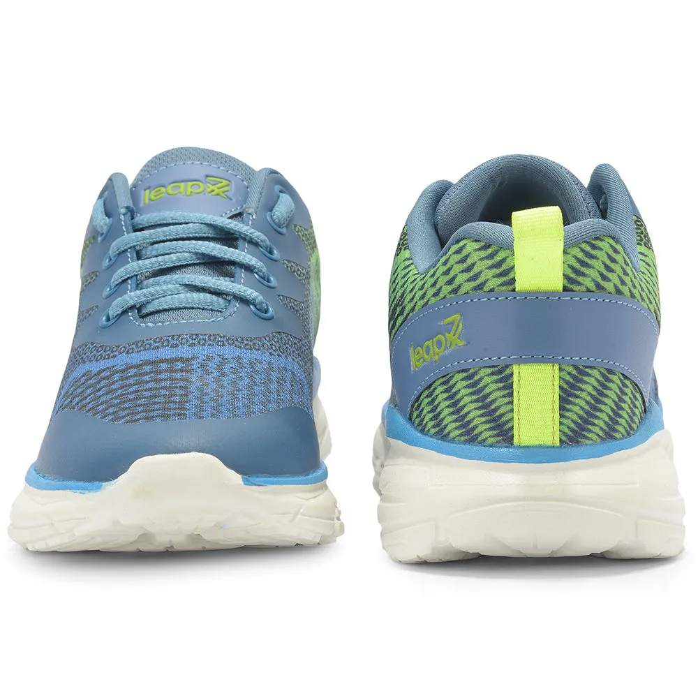 Leap7x By Liberty Kids KIMSER-EL Blue Sports Lacing Shoes