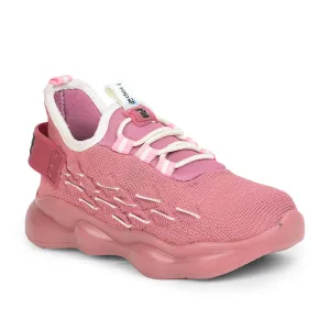 Leap7x Non Lacing Sports Shoes For Kids (Pink) ENRICK-2 By Liberty