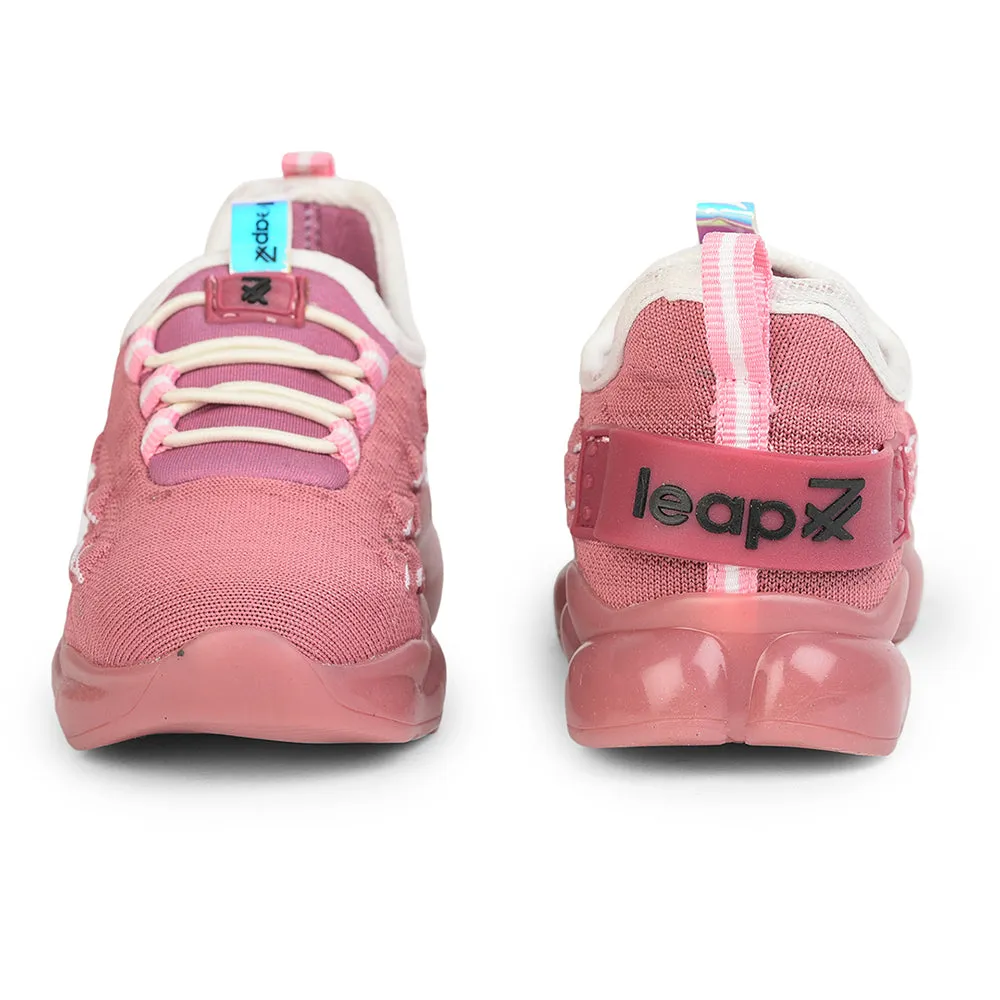 Leap7x Non Lacing Sports Shoes For Kids (Pink) ENRICK-2 By Liberty