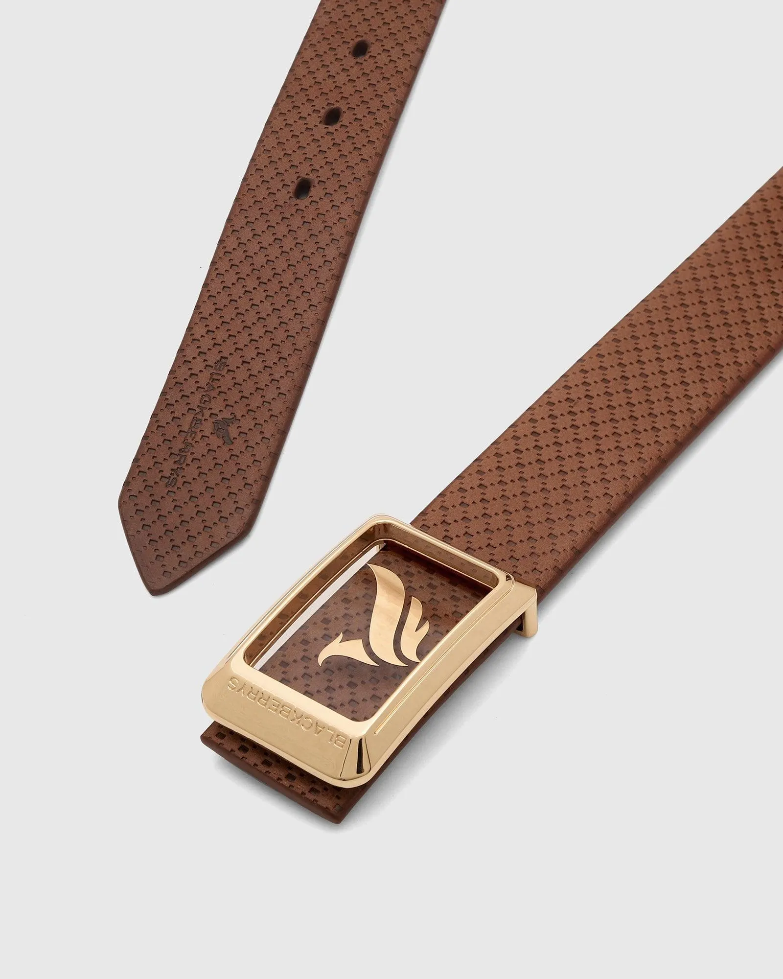 Leather Tan Textured Belt - Urseal