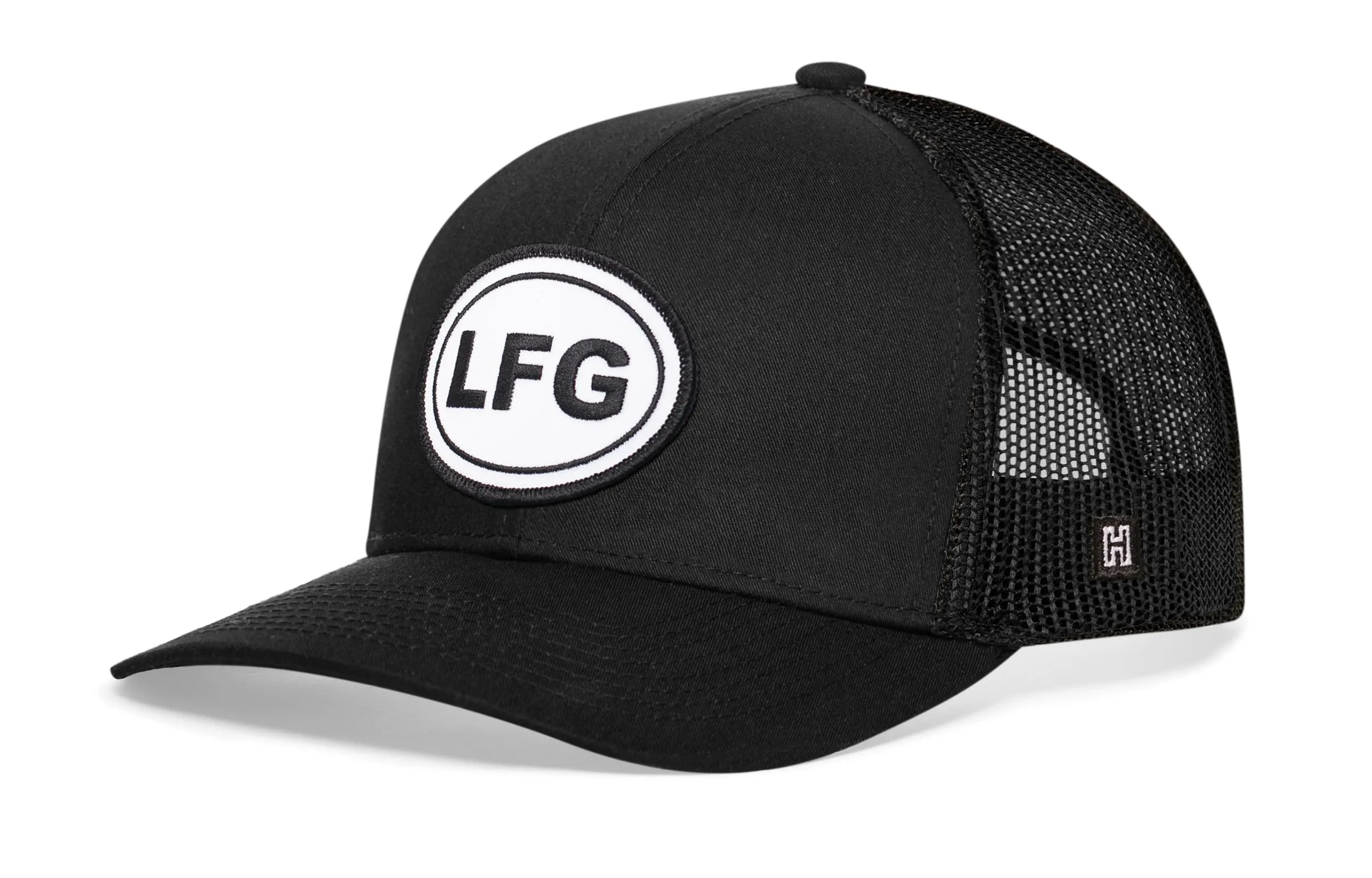 LFG Trucker Hat  |  Black Lets Go Snapback