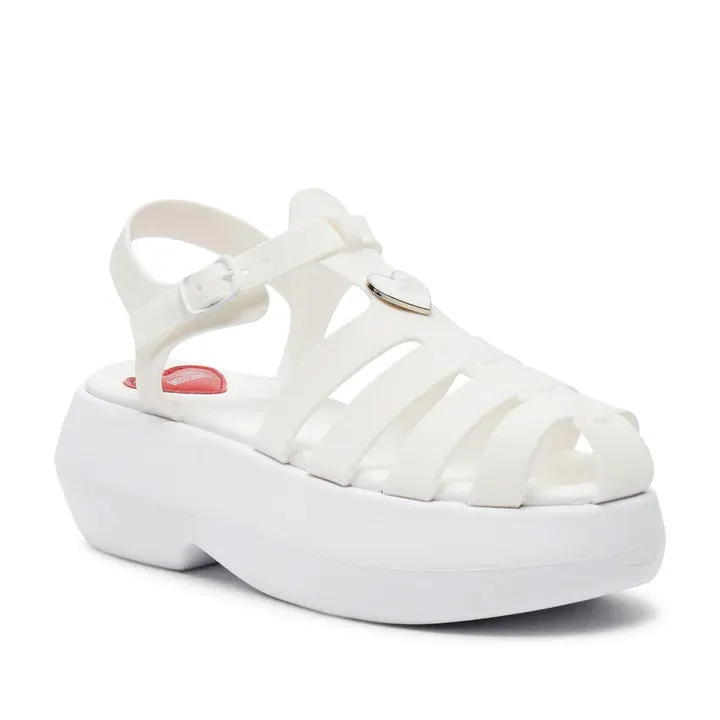 LOVE MOSCHINO RUBBER SANDALS