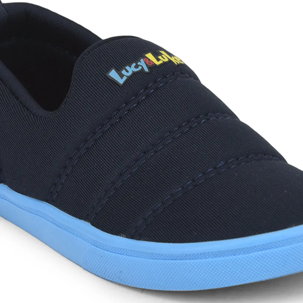 Lucy & Luke (Blue) Sports Non Lacing Shoes For Kids MINT-9 By Liberty