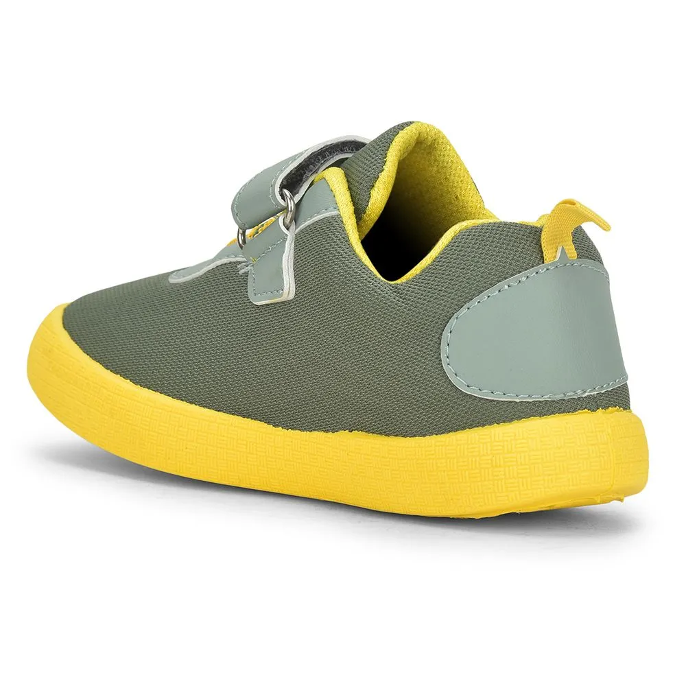 Lucy & Luke (Green) Casual Non Lacing Shoes For Kids BASTIAN-2E By Liberty