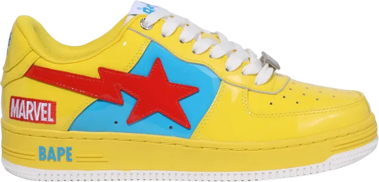 Marvel x Bapesta Thor sneakers, yellow