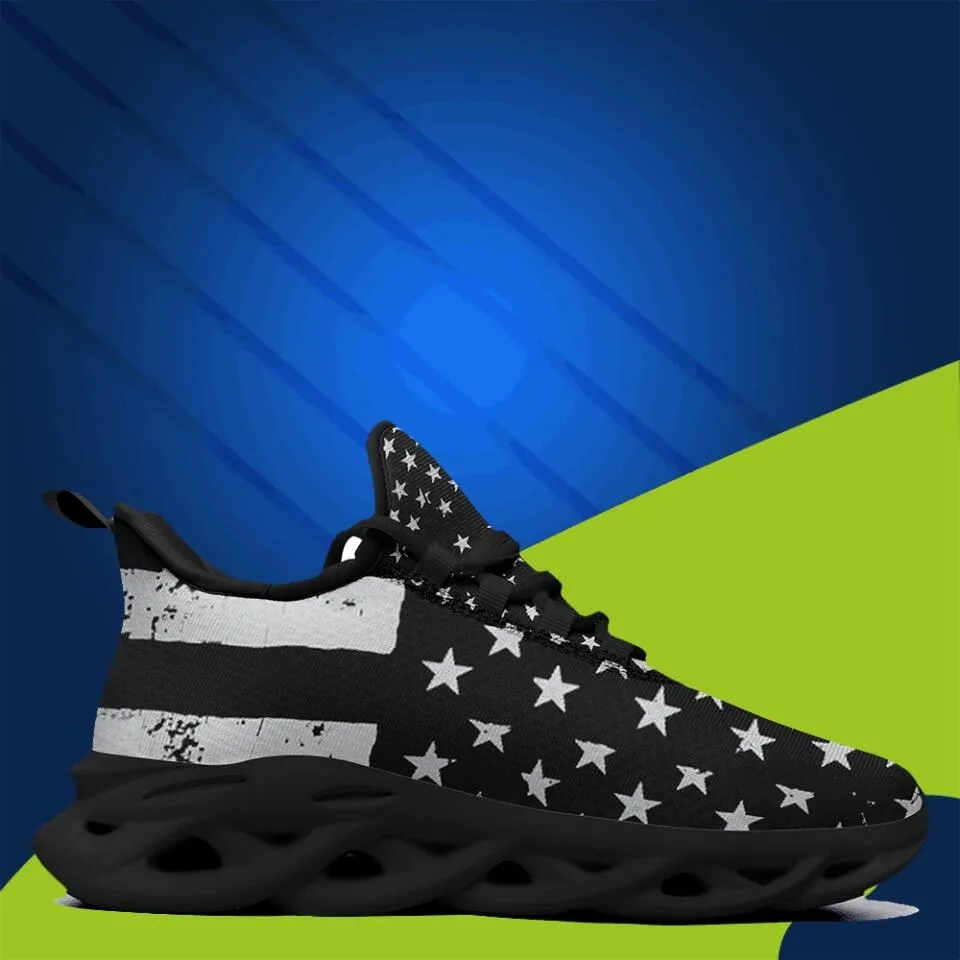 MaxSoul-B03012 Custom Max Soul American Flag, USA Flag Sneakers Max Soul, Shoes, Printed Shoes