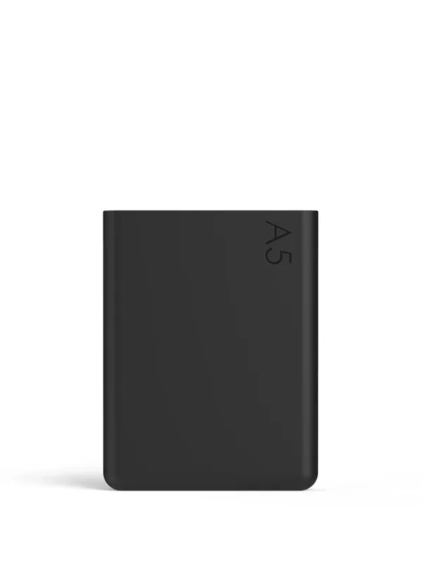 memobottle™ A5 Silicone Sleeve in Black Ink Color