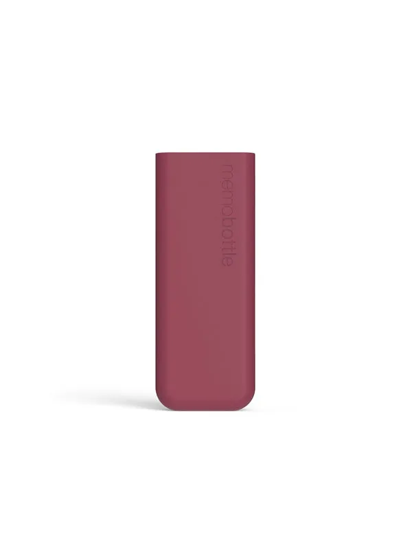 memobottle™ Slim Silicone Sleeve in Plum Color