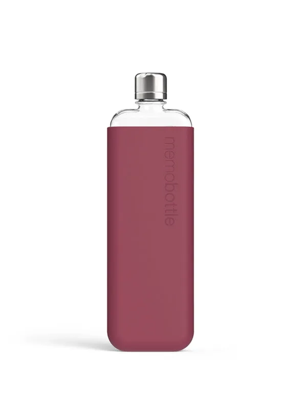 memobottle™ Slim Silicone Sleeve in Plum Color