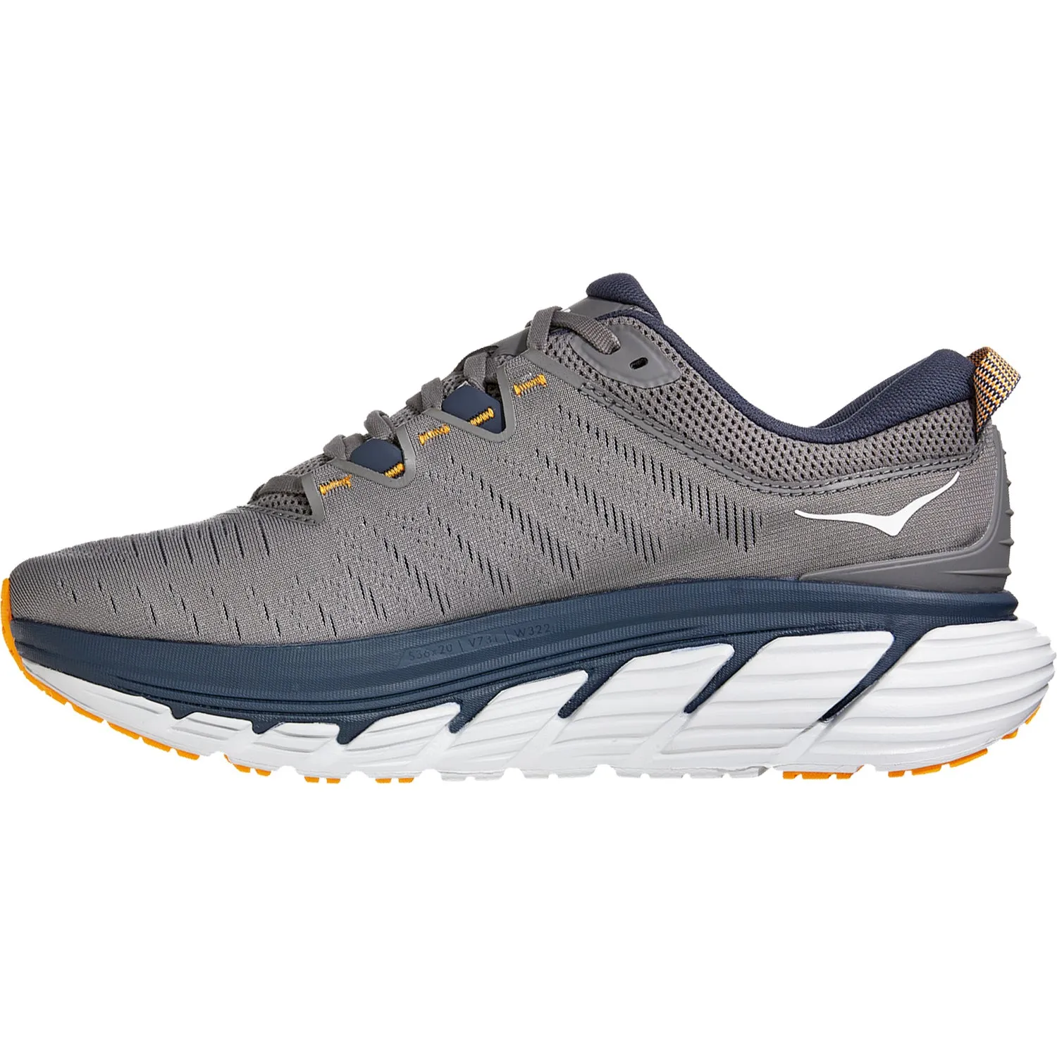 Men's Hoka One One Gaviota 3 Charcoal Grey/Ombre Blue Mesh