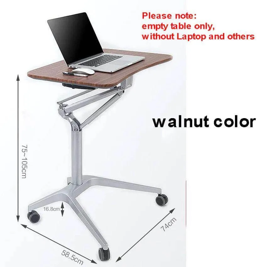 Modern Japanese Movable Adjustable Sit/Stand Desk